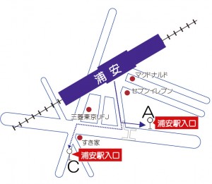 東西線浦安駅バス停